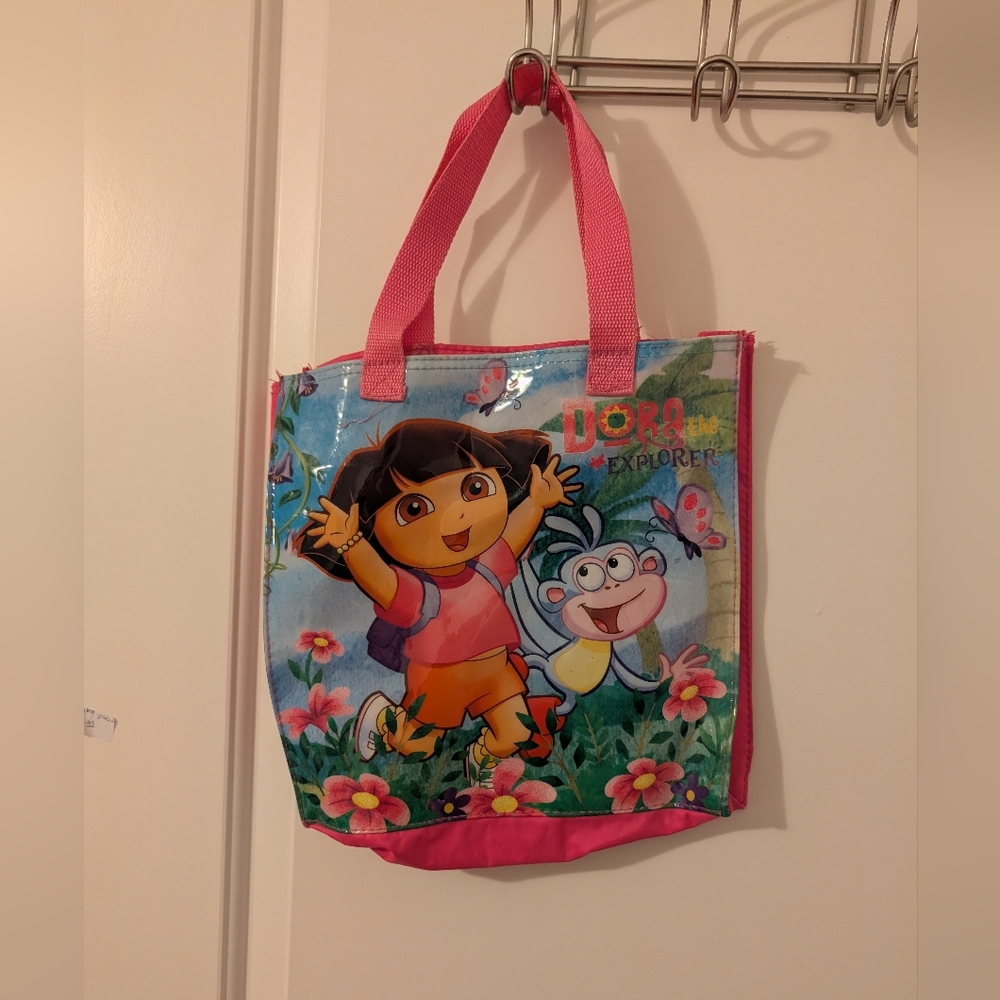 Nickelodeon Dora the Explorer‎ Kids Tote Bag - Pink and Orange
